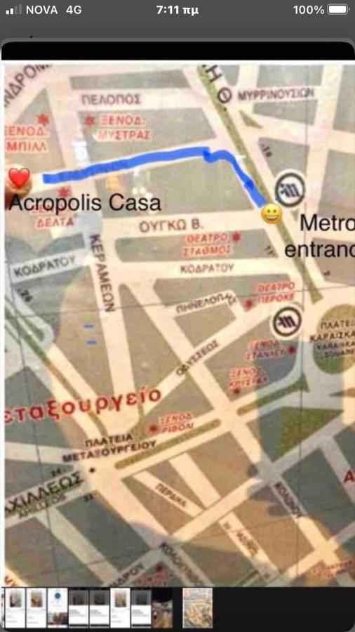 Acropolis Casa Historical Centre Top Floor Luxury Suite 150 Meters To Metro Athena Bagian luar foto